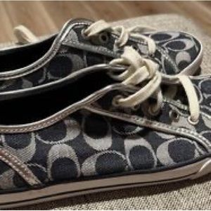 Coach authentic shoes denim Sz9